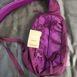 NWT Patagonia purple sling pack